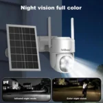 SriHome DH005 4MP 2K Low Power Consumption Wireless Security Camera System with Solar Panel - Image 10