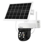 SriHome DH006 4MP 2K Low Power Consumption Wireless Security Camera System with Solar Panel