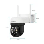 SriHome DH006 4MP 2K Low Power Consumption Wireless Security Camera System with Solar Panel - Image 4