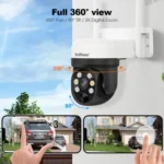 SriHome DH006 4MP 2K Low Power Consumption Wireless Security Camera System with Solar Panel - Image 8