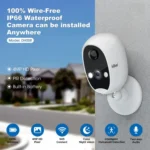 SriHome DH008 4MP 2K Low Power Consumption Wireless Security Camera System - Image 4