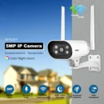 Srihome SH037 5MP Outdoor Waterproof Security HD Camera, Supports Two-Way Audio and Color Night Vision - Image 2