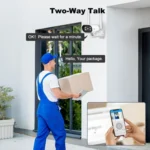 Srihome SH037 5MP Outdoor Waterproof Security HD Camera, Supports Two-Way Audio and Color Night Vision - Image 5