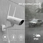 Srihome SH037 5MP Outdoor Waterproof Security HD Camera, Supports Two-Way Audio and Color Night Vision - Image 7