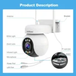 Srihome SH051 4MP 5X Optical Zoom PTZ HD Camera - Image 15