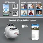 Srihome SH063 4MP Dual Lens Panoramic Surveillance HD Camera - Image 11