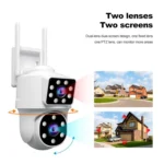 Srihome SH063 4MP Dual Lens Panoramic Surveillance HD Camera - Image 5