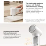 Original Xiaomi Mijia Hair Ball Trimmer Lint Remover 2 - Image 6
