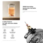 Original Xiaomi Mijia 1.7L 1800W Electric Kettle S1, CN Plug - Image 6