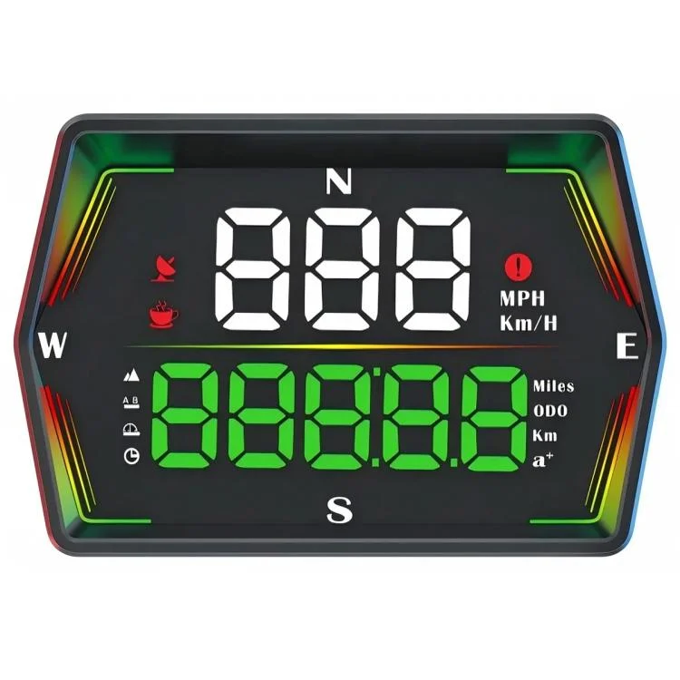 G21 Car HD Display GPS Speedometer Car OBD Meter Display Head-Up Display with Suction Cup Holder