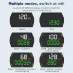 G21 Car HD Display GPS Speedometer Car OBD Meter Display Head-Up Display with Suction Cup Holder - Image 12