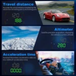 G21 Car HD Display GPS Speedometer Car OBD Meter Display Head-Up Display with Suction Cup Holder - Image 10