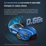 P26 Car HUD Head-Up Display Multi-function LCD OBD Smart Gauge Slope Meter Accelerometer - Image 11