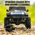 JJR/C C8801 Pro Black Warrior Edition Wrangler Simulation Climbing Remote Control Car - Image 6