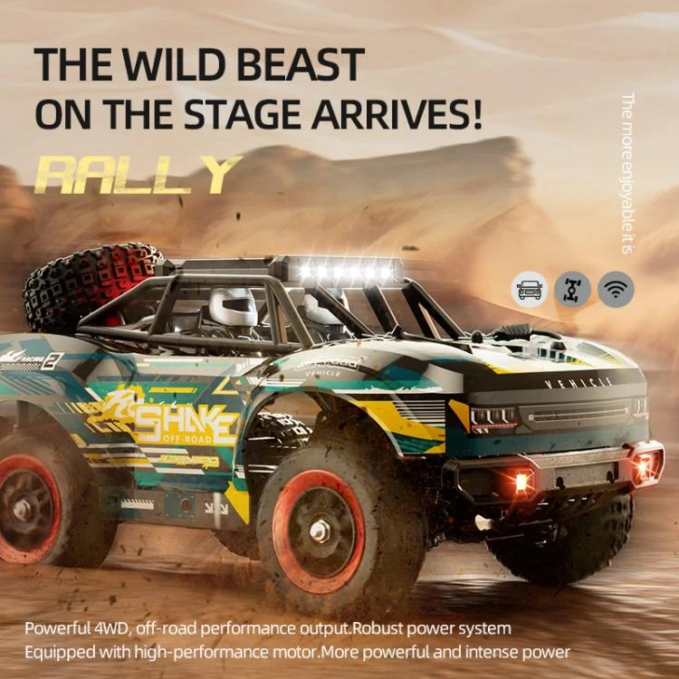EDA008619201A_2.webp JJR/C C8820 1:18 4WD Carbon Brush Short Truck Off-road Remote Control Car - Image 3