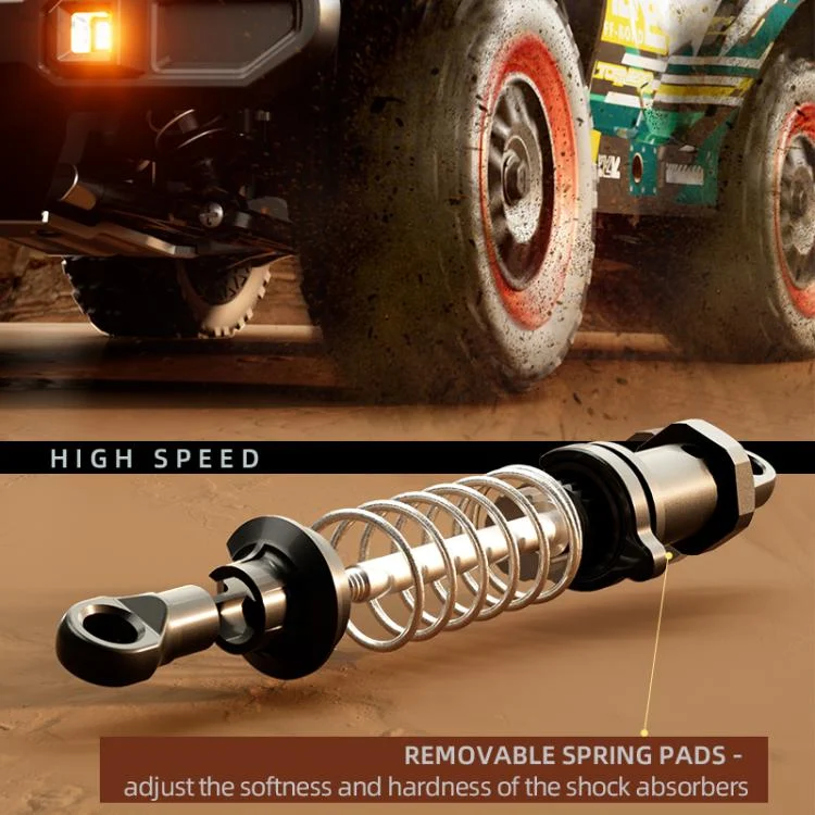 EDA008619201A_5.webp JJR/C C8820 1:18 4WD Carbon Brush Short Truck Off-road Remote Control Car - Image 6