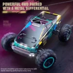 JJR/C C8821 Carbon Brush Four-wheel Drive High Speed Off-road Remote Control Car - Image 5