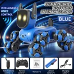 JJR/C Q200 Small Eight-wheeled Multi-function Remote Control Robot Dog with RC Watch - Image 2