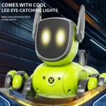 JJR/C Q200 Small Eight-wheeled Multi-function Remote Control Robot Dog with RC Watch - Image 12