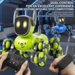 JJR/C Q200 Small Eight-wheeled Multi-function Remote Control Robot Dog with RC Watch - Image 14