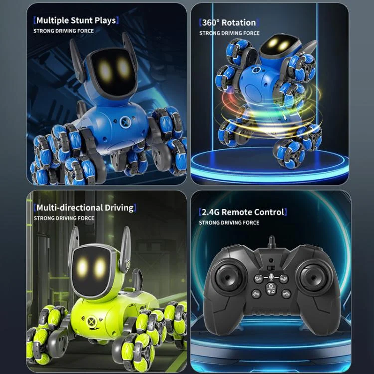 EDA0086254_B3.webp JJR/C Q200 Small Eight-wheeled Multi-function Remote Control Robot Dog with RC Watch - Image 5
