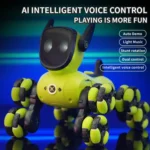 JJR/C Q200 Small Eight-wheeled Multi-function Remote Control Robot Dog with RC Watch - Image 7