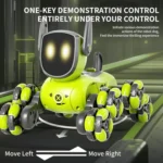 JJR/C Q200 Small Eight-wheeled Multi-function Remote Control Robot Dog with RC Watch - Image 8
