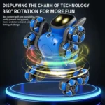 JJR/C Q200 Small Eight-wheeled Multi-function Remote Control Robot Dog with RC Watch - Image 9