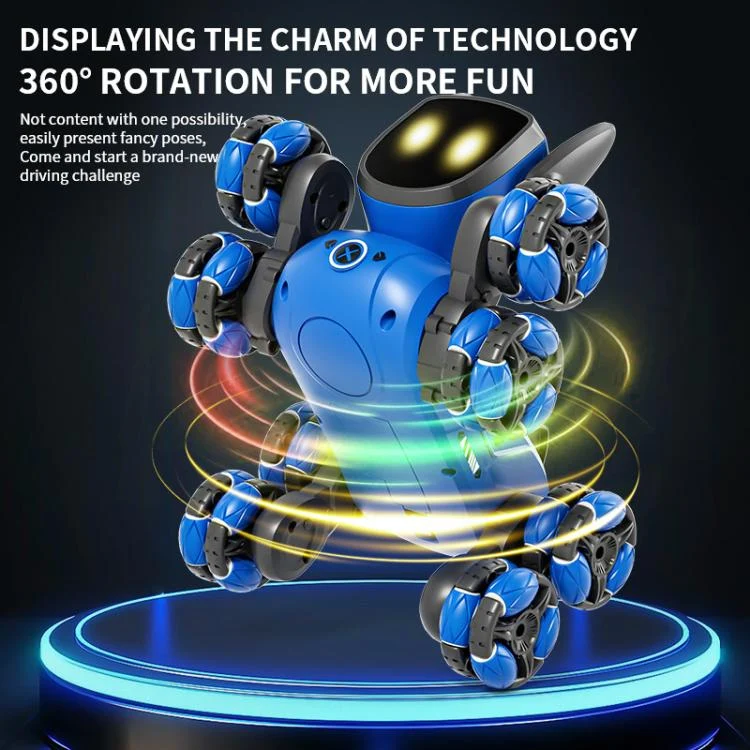 EDA0086254_B7.webp JJR/C Q200 Small Eight-wheeled Multi-function Remote Control Robot Dog with RC Watch - Image 9