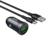 hoco Z62 Energy QC3.0 18W USB-A Single Port Car Charger Set with USB to USB-C / Type-C Cable – Qty: 5 Units