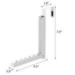 2pcs / Pack Heavy Duty Door Mounted Clothes Hanger Foldable Hook - Image 2