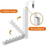 2pcs / Pack Heavy Duty Door Mounted Clothes Hanger Foldable Hook - Image 3