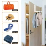 2pcs / Pack Heavy Duty Door Mounted Clothes Hanger Foldable Hook - Image 4
