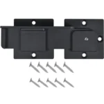 Heavy Duty Metal Door Latch with Padlock Hole Flip Door Lock for Wooden Doors