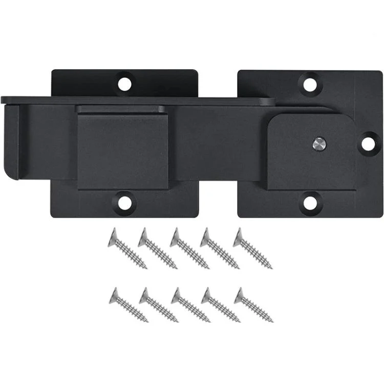Heavy Duty Metal Door Latch with Padlock Hole Flip Door Lock for Wooden Doors