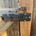 Heavy Duty Metal Door Latch with Padlock Hole Flip Door Lock for Wooden Doors - Image 7