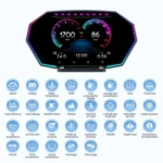 F11 Upgraded Version Multi-functional LCD HD OBD2 GPS Display - Image 11