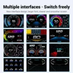 F11 Upgraded Version Multi-functional LCD HD OBD2 GPS Display - Image 5