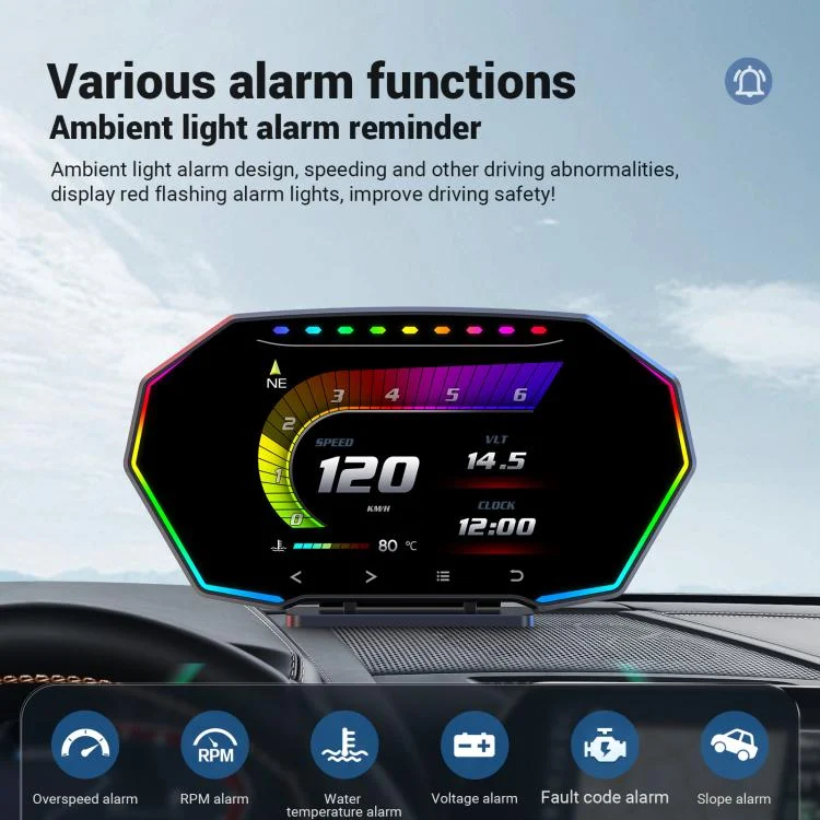 EDA008652001A_6.webp F11 Upgraded Version Multi-functional LCD HD OBD2 GPS Display - Image 7