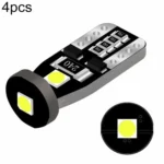 4pcs T10 3030-3SMD 12V Decoding Canbus Car Clearance Lights License Plate Lamp