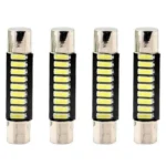 4pcs ST6-4014-9SMD 29mm B6 LED Car Make-up Mirror Light Reading Lamp