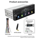 F6021 6.86 inch IPS Screen Car 1Din MP5 Player Support CarPlay & Android Auto - Image 14