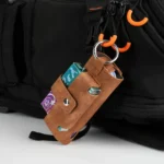 Frosted Retro Pattern Electronic Cigarette and Cigarette Storage Bag with Hook - Image 2