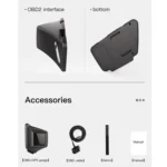 AP-1 Car HUD Head-up Display OBD GPS Driving Computer Code Table - Image 11