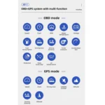 AP-1 Car HUD Head-up Display OBD GPS Driving Computer Code Table - Image 5