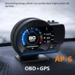 AP-6 Car HUD Head-up Display OBD GPS Driving Computer Code Table - Image 2