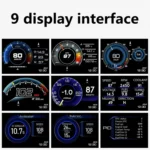 AP-6 Car HUD Head-up Display OBD GPS Driving Computer Code Table - Image 4