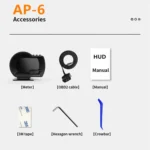 AP-6 Car HUD Head-up Display OBD GPS Driving Computer Code Table - Image 5