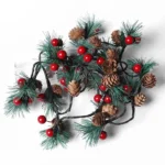 Christmas Pine Needles Colorful Light Pine Cone Upgrade Style String Lamp  Length: 2m - Image 2