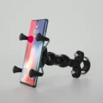 WUPP CS-1133A1 Motorcycle Four-claw X Shape Adjustable Mobile Phone Holder Bracket, Double Tap Buckle Version - Image 2